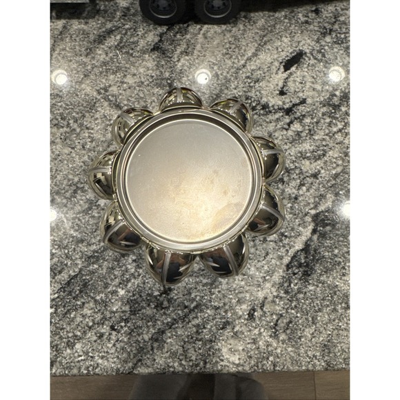 Palm Tree Color Changing Night Light Glitter Sparkle and Metal Candle Holder - Picture 11 of 11